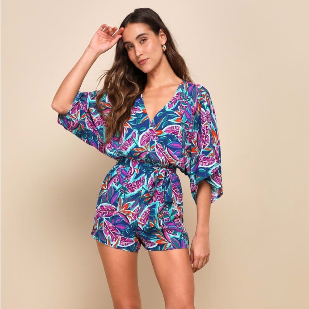 Purple pink Rompers LULUS